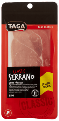 Taga Classic Serrano Skivet 55g