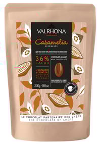 Melkesjokolade 36% Caramelia Hjemmebaking 250g Valrhona