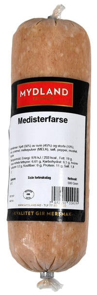 Medisterfarse 500g Mydland