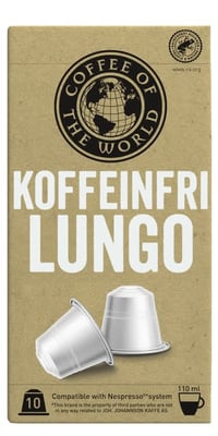 Cotw Lungo Koffeinfri Kapsel 10stk