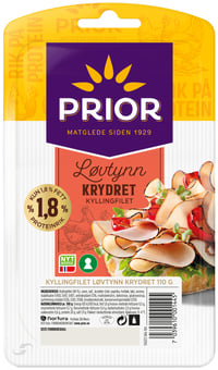 Kyllingfilet Løvtynn 110g Prior
