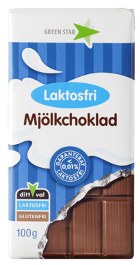 Green Melkesjokolade Laktosefri 100g