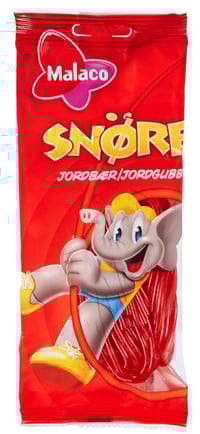 Jordbær Snøre 94g Malaco