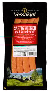 Wienerpølse 280g Vossakjøt