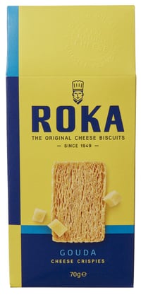 Ostechrispies Gouda 70g Roka
