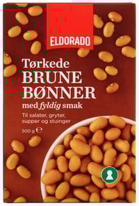 Bønner Brune Tørkede 500g Eldorado