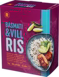 Basmatiris Villris 8 x 125g, Boil-in-bag, 1 kg
