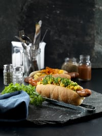 Pølsebrød buffalo 57gx80stk