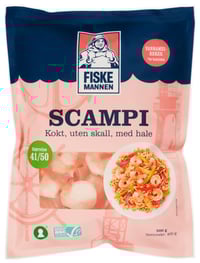 Scampi Asc 41/50 Kokt u/Skall 500g