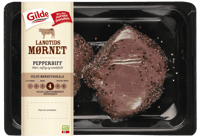 Gilde Langtidsmørnet Pepperbiff av Storfe ca 365g