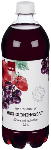 Coop Husholdningssaft 0,9l