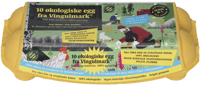Vingulmark Egg 10stk M/L Økologisk