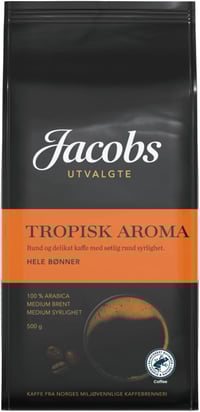 Tropisk Aroma Hele Bønner 500g Jacobs Utvalgte