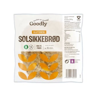 Solsikkebrød Glutenfri 300g Goodly