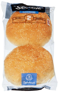 Burgerbrød Sesam 2stk 180g Reale