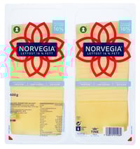 Norvegia Lett 16% Hotellbrett 600g Tine
