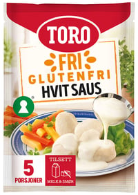 Hvit Saus glutenfri 19g Toro