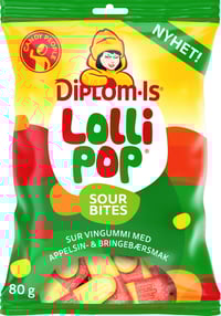 Lollipop Sour Bite 80g Candy People