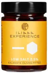 Oliven Kalamata Saltredusert u/Sten 340g Iliada