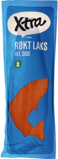 X-tra Røkt Laks Hel Side 700-1500g