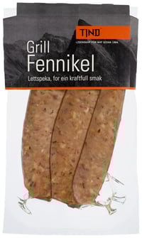 Grillfennikel Tapaspølse 230g Tind