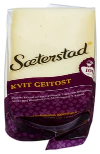Kvit Vellagret Geitost 100% Geitmelk
