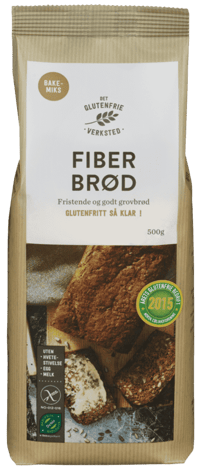 Det Glutenfrie Verksted Bakemikser Fiberbrød 500g