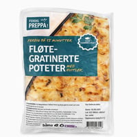 Fløtegratinerte poteter med hvitløk