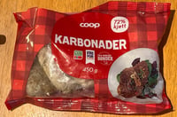 Karbonader (72% kjøtt)