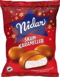 Skumkarameller 190g Nidar