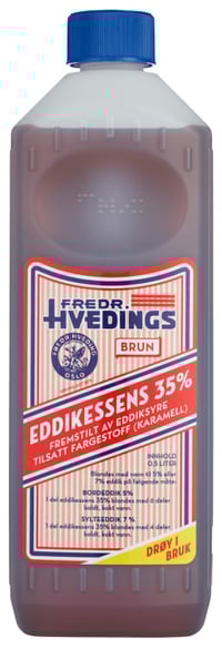 Eddikessens Brun 500ml 35% Hveding