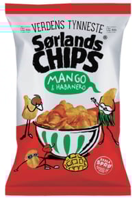 Sørlandschips Mango&Habanero 240g