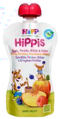 Hippis Smoothie Eple/Fersken 6mnd 100g Hipp