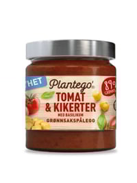 Grønnsakspålegg Tomat&Kikerter 165g Plantego'