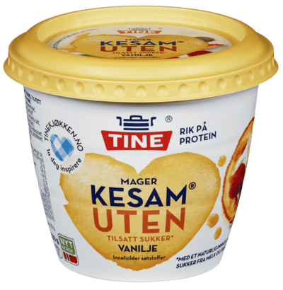 Tine Kesam Vanilje Uten tilsatt Sukker 300g