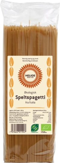 Speltspagetti Økologisk 500g Helios