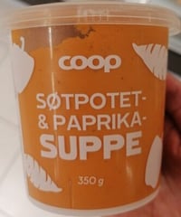 Søtpotet og paprika suppe