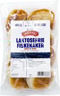 Fiskekaker Laktosefri 70% Engerviks