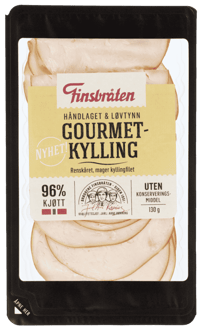 Finsbråten Løvtynn Gourmet Kylling 130g
