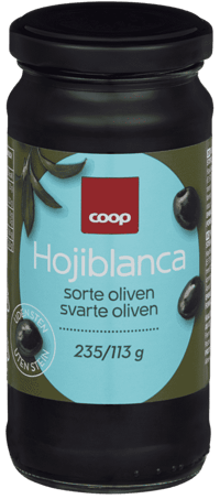 Coop Oliven Uten Stein Sort 235g