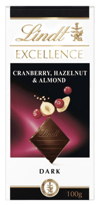Lindt Excellence Cranberry 100g