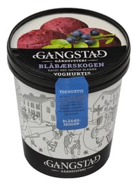 Blåbærskogen Yoghurtis 500ml Gangstad