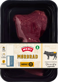 Storfe Mørbrad skivet Ca385g Meny