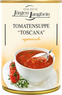 Tomatsuppe Toscana 400ml Jurgen Langbein