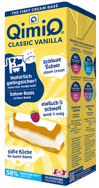 Qimiq Classic Fløtebase med Ekte Vanilje 1kg