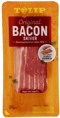 Bacon Røkt skivet 125g Tulip