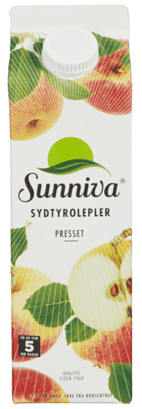 Sunniva Premium Eplejuice fra Sydtyrol 1l
