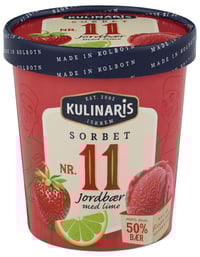 Sorbet av Jordbær 0,5 l