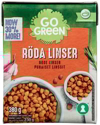 Linser Røde 380g Gogreen