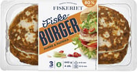 Fiskeburger Purre & Paprika 440g Fiskeriet
